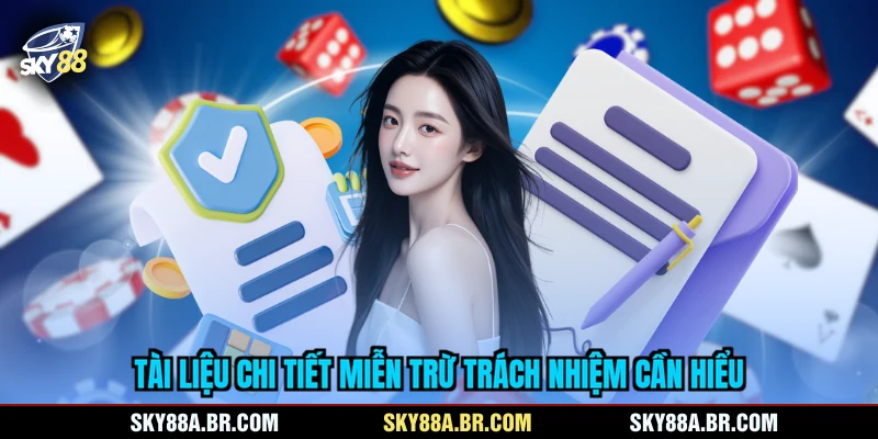 Tài liệu chi tiết miễn trừ trách nhiệm cần hiểu